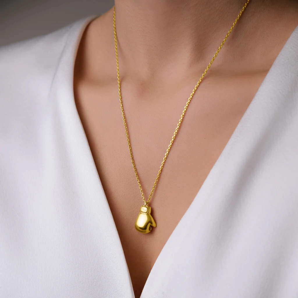 Classic Boxing Gloves Necklace