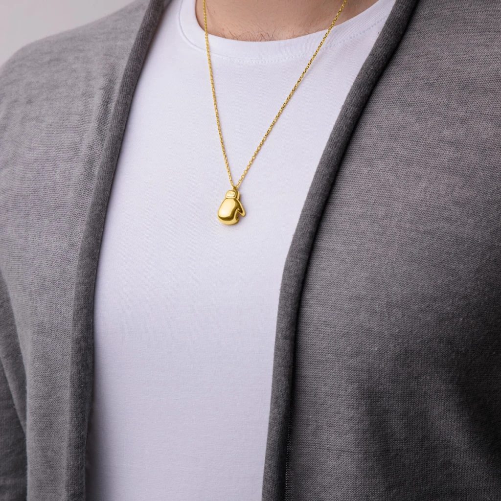 Classic Boxing Gloves Necklace