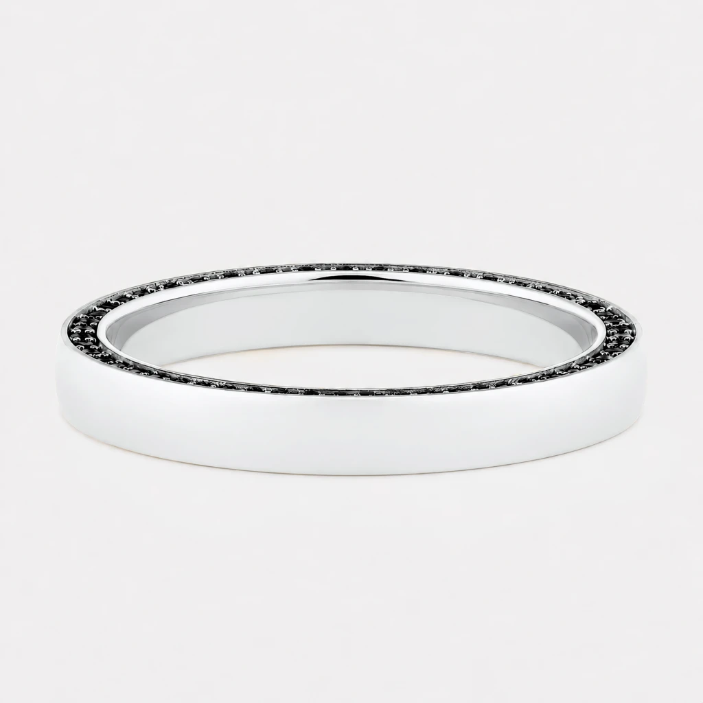 Forever Wedding 3mm Band White Gold