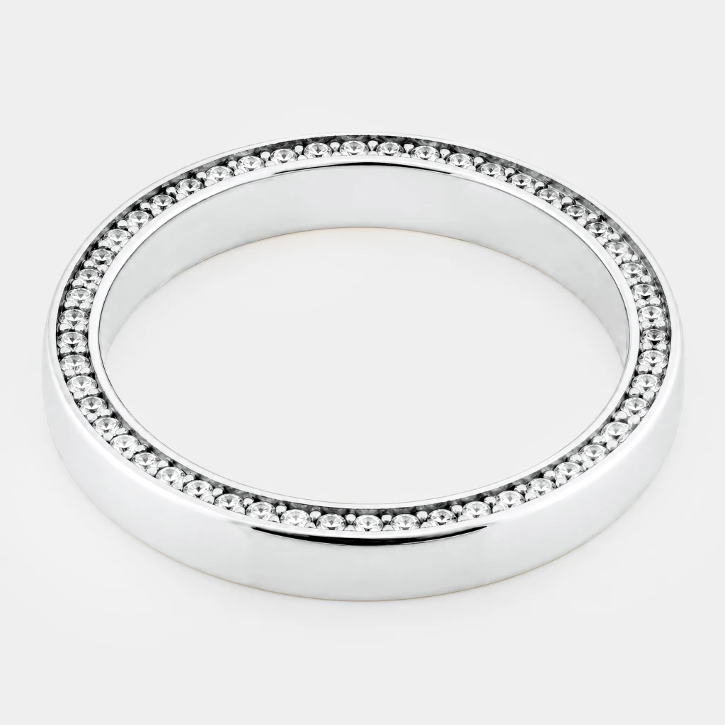 Forever Wedding Band 4.5mm White Gold