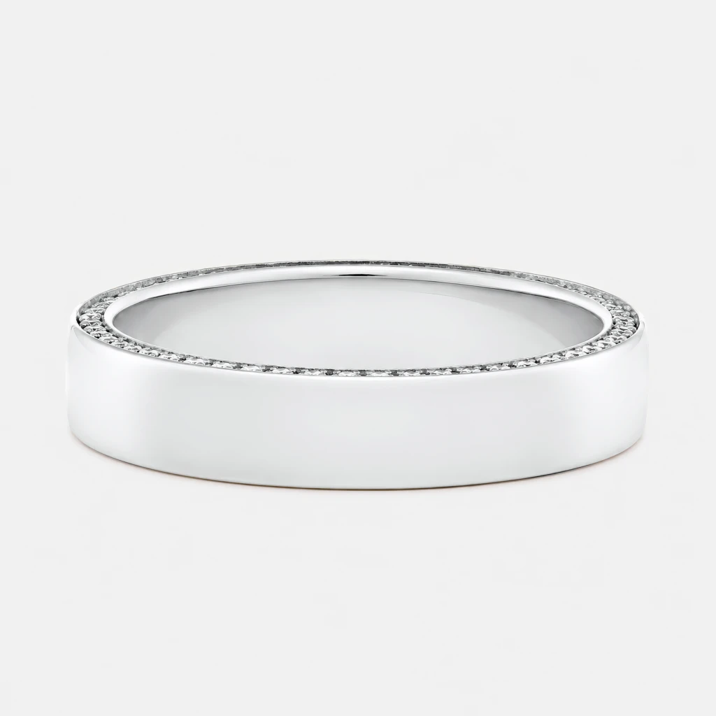 Forever Wedding 4.5mm Band White Gold