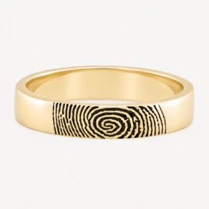 Love Imprint 4mm Wedding Band