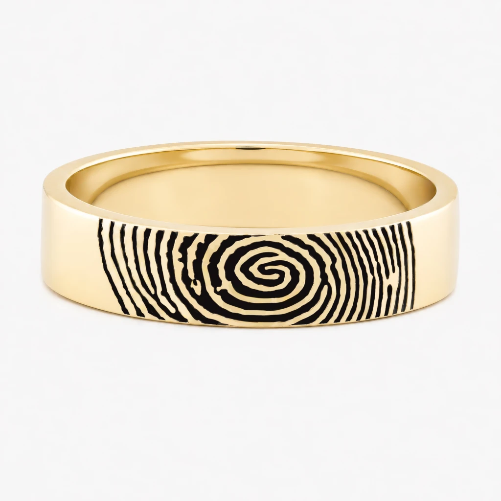 Love Imprint 5mm Wedding Band