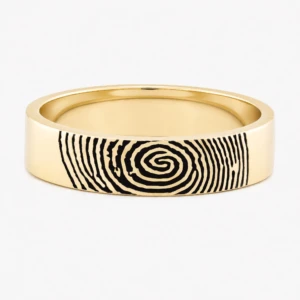 Love Imprint 5mm Wedding Band