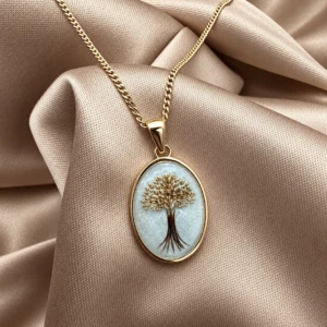 Rrënjë Dashurie Breast Milk & Baby Hair Keepsake Necklace
