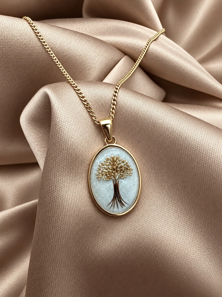 Rrënjë Dashurie Breast Milk & Baby Hair Keepsake Necklace