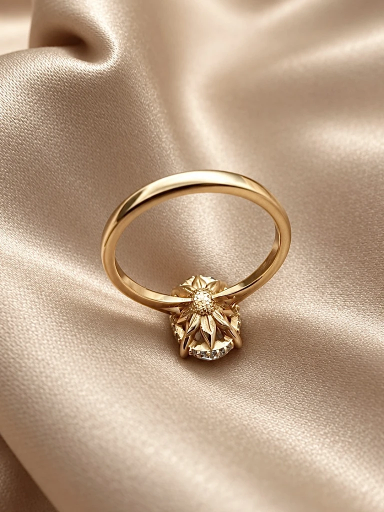 Heliana 3ct Oval Diamond with Hidden Halo Ring